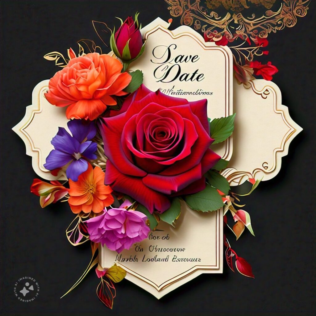 save the date invitation