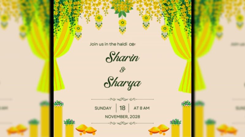 Join Our Haldi Ceremony