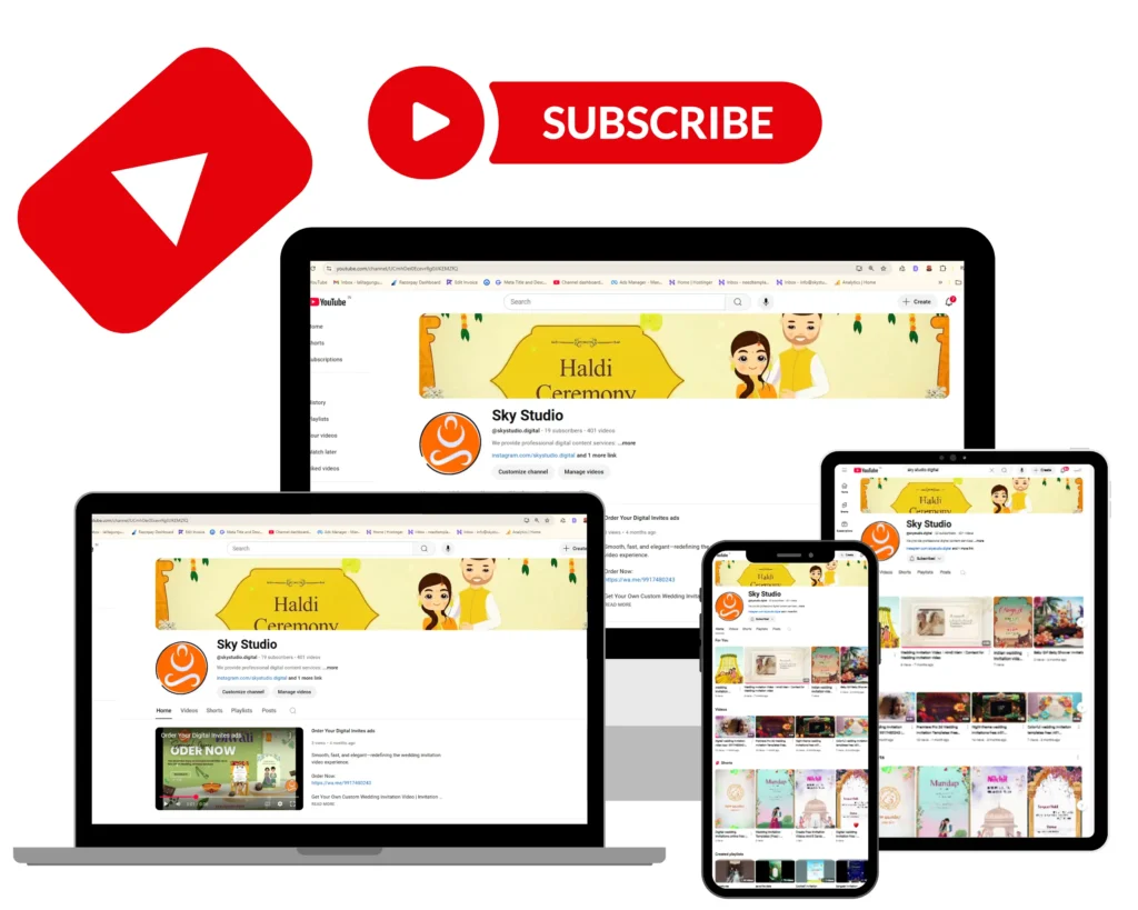 Sky studio Youtube