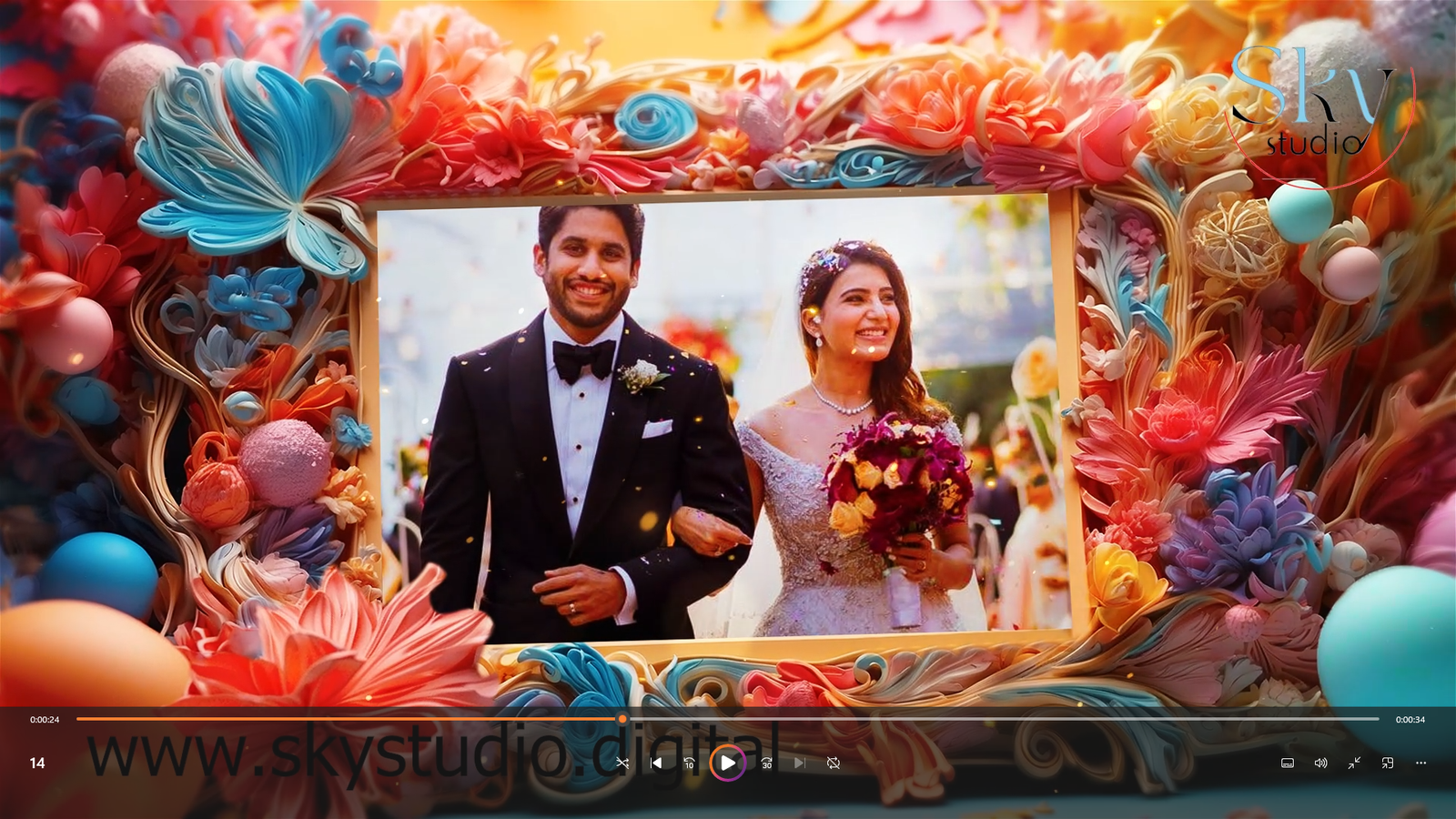 Free Wedding Invite Video Templates