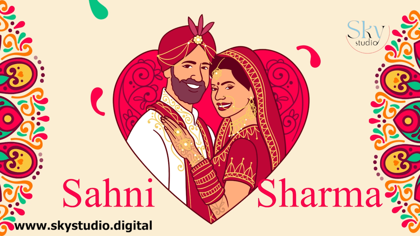 3D Wedding Invitation Video Templates Free Download